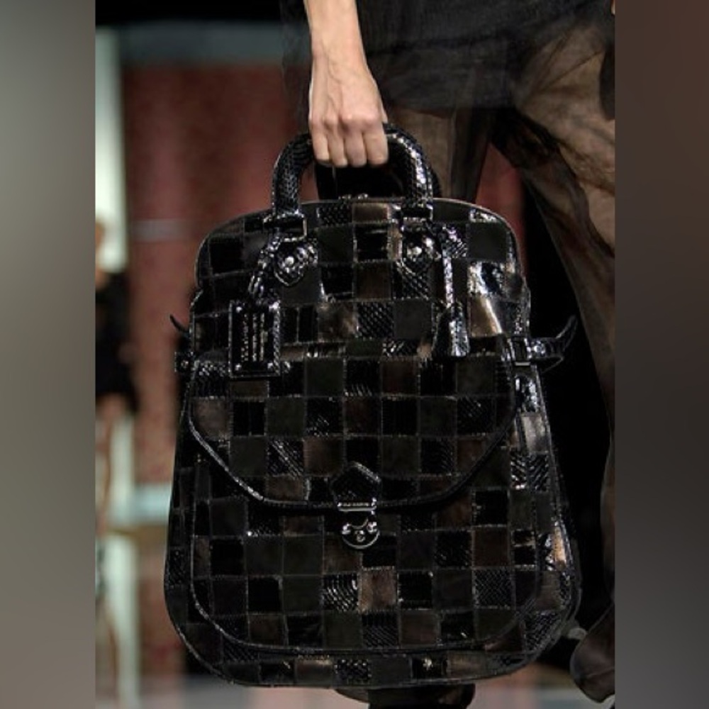 🖤 D & G Suede & Leather Patchwork Handbag 🖤